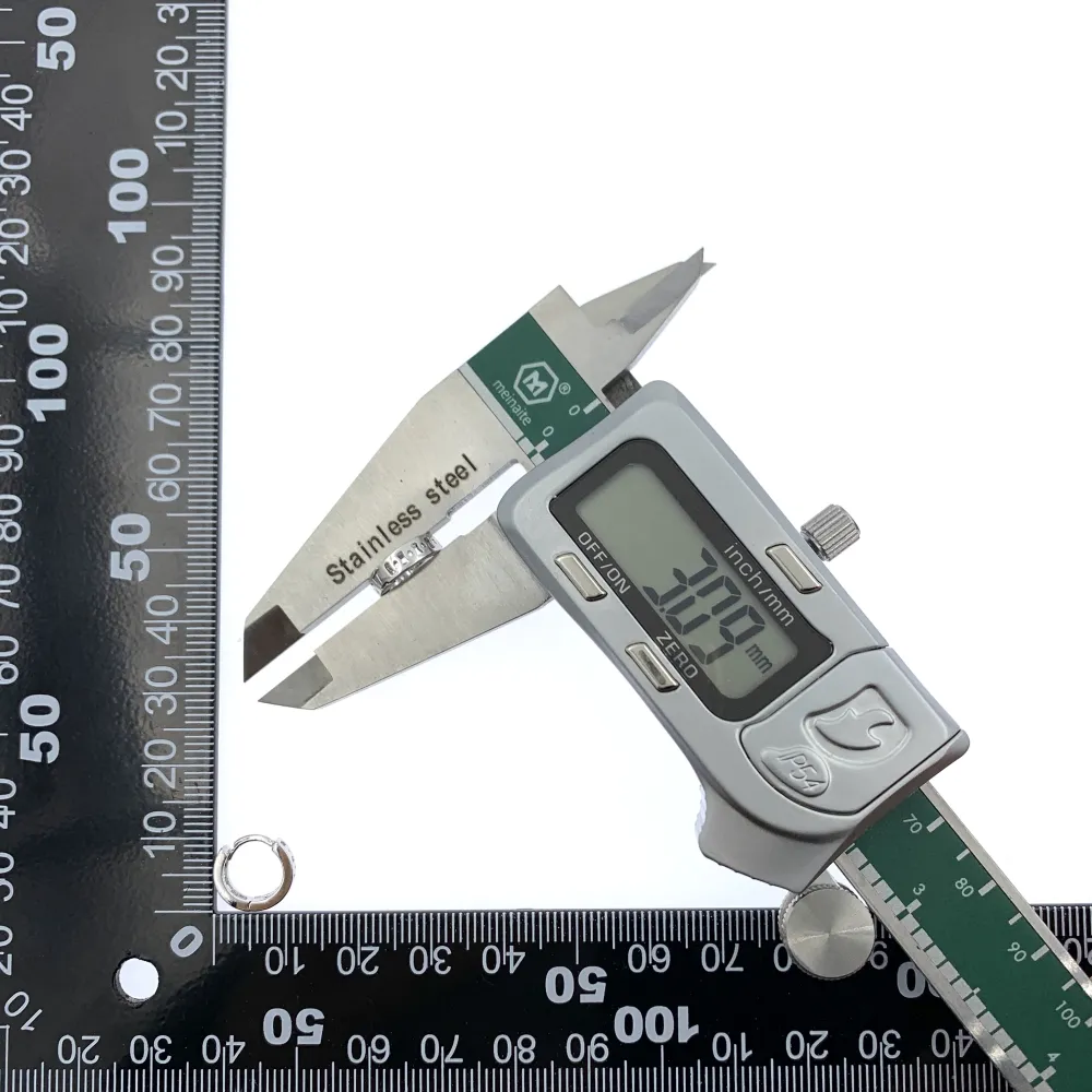 OMZ7263-Fantasia 3x10mm - Orecchini a Cerchio - OMZ7263-Fantasia 3x10mm - Orecchini a Cerchio