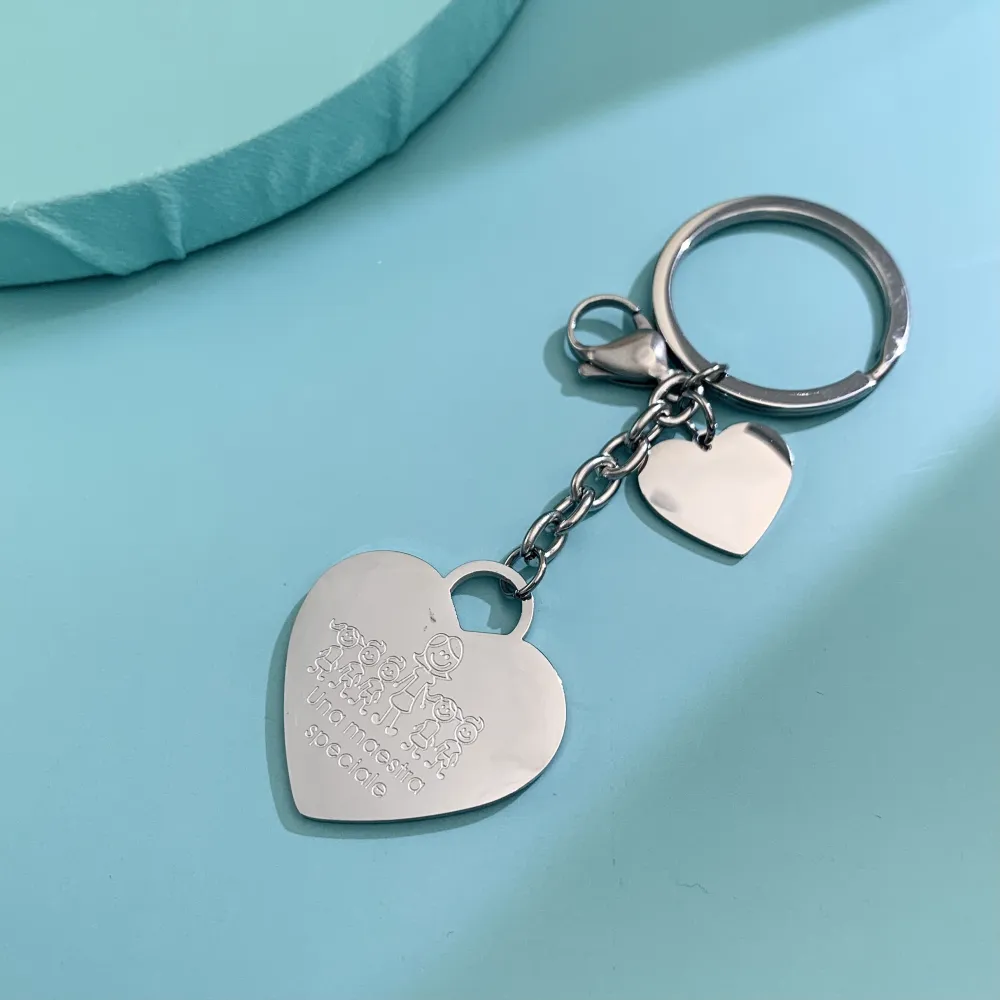 [PKA413-205] PKA7475-Una Maestra Speciale - Portachiavi in Acciaio - PKA413-205