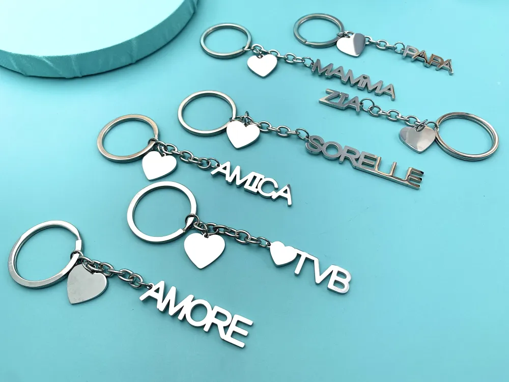 PKA7507-Sorelle- Portachiavi in Acciaio - PKA413-252