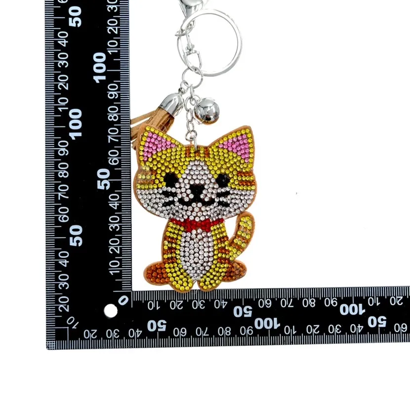 [PKM146-151] Mix Animali-Portachiavi Similpelle e Strass - PKM-146-151