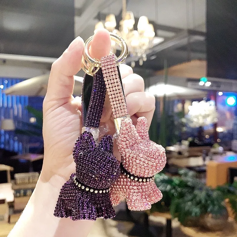 Orsetto con Strass-Portachiavi Moda - PKM-706-04 (MIX)