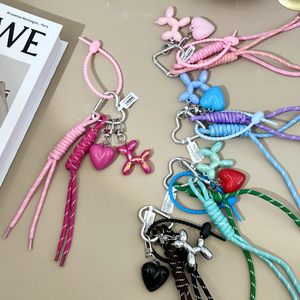 Cagnolino Cuore-12pz Portachiavi Moda - PKM-706-59