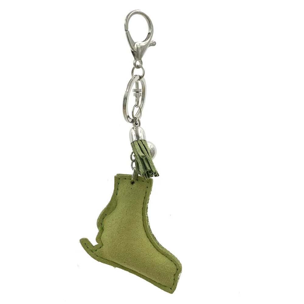 PKS7169-Pattino da Ghiaccio-Portachiavi in Similpelle - PKS7169-Pattino da Ghiaccio-Portachiavi in Similpelle (Giallo)