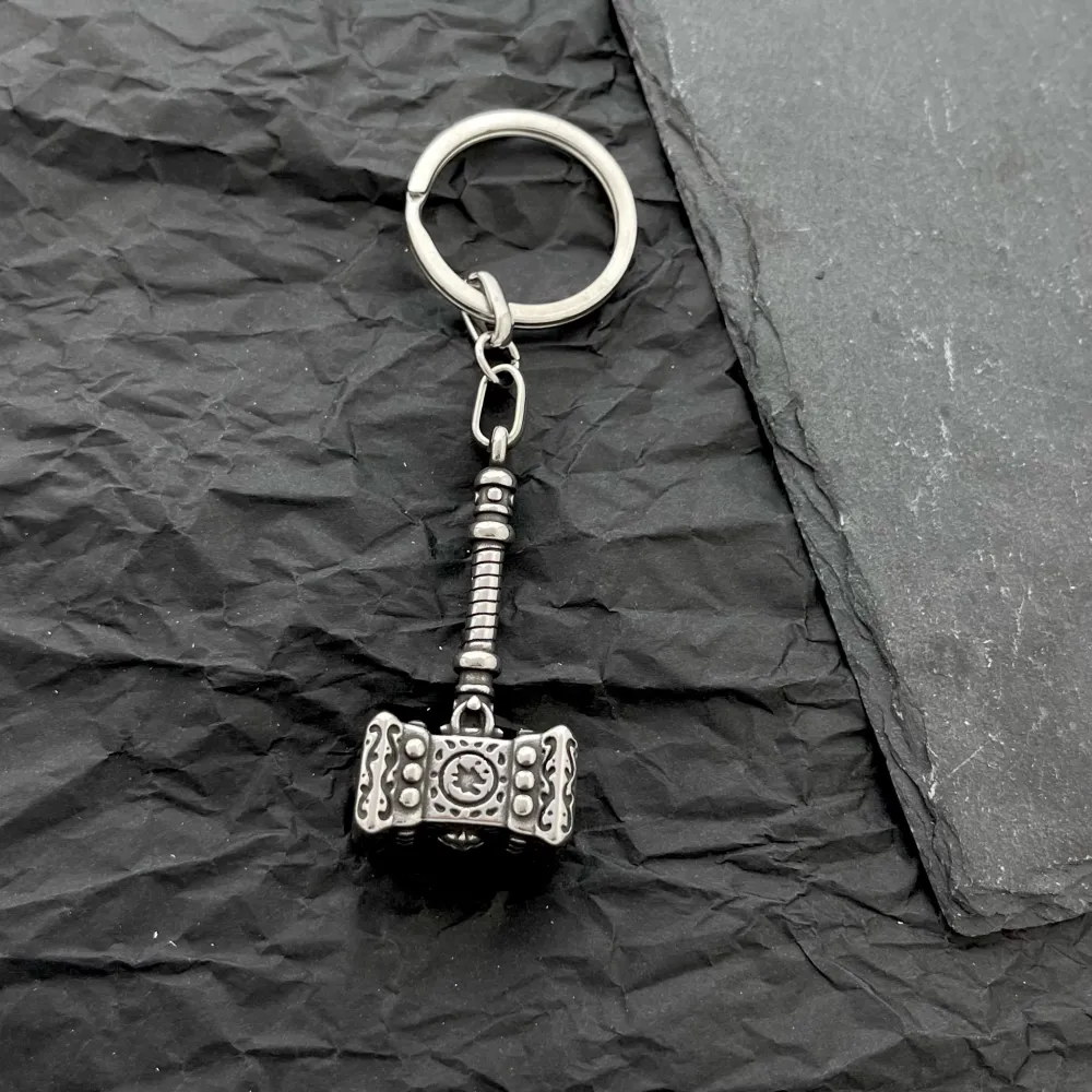 Martello-Portachiavi da Uomo in Acciaio - PKU-432-76