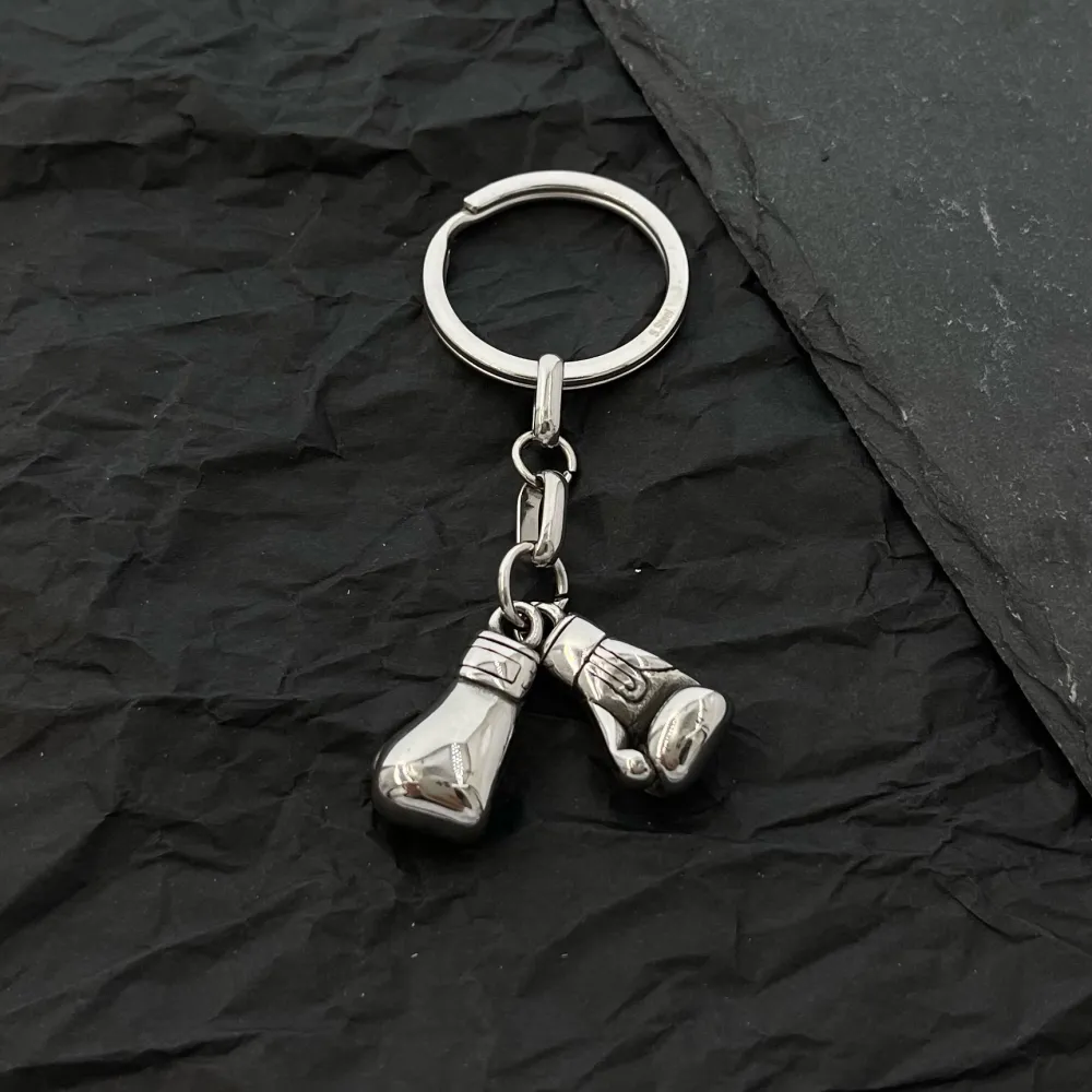 [PKU-432-85] Guanti da box-Portachiavi da Uomo in Acciaio - PKU-432-85