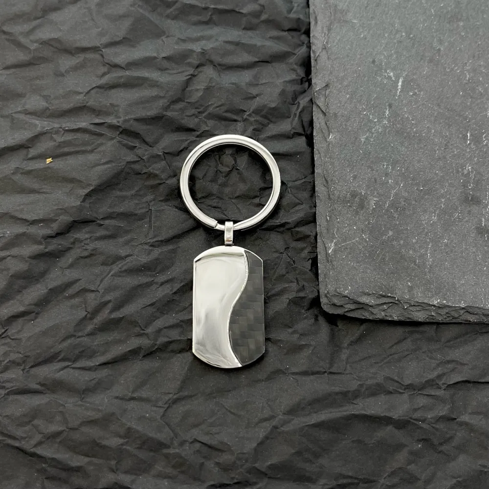 Placchetta-Portachiavi da Uomo in Acciaio - PKU-600-H204