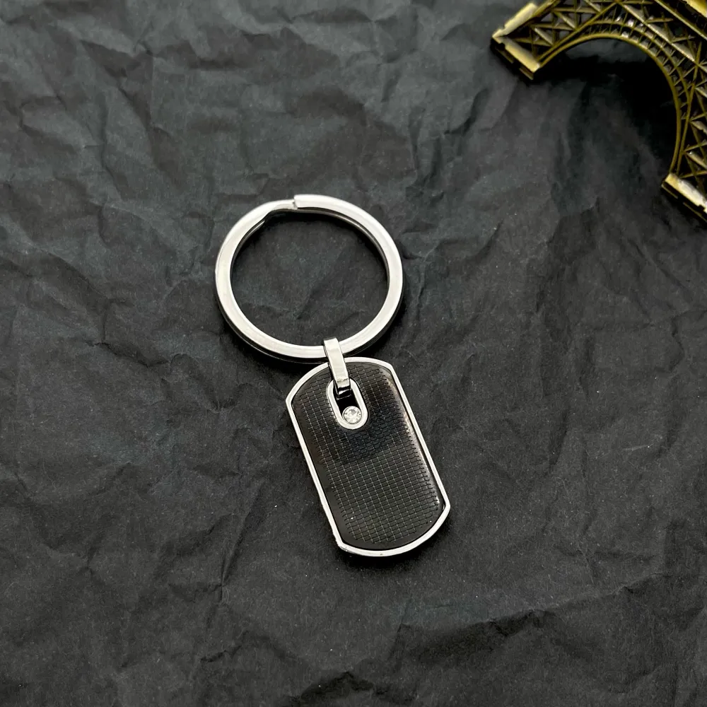 [PKU-600-H235] Placchetta-Portachiavi da Uomo in Acciaio - PKU-600-H235