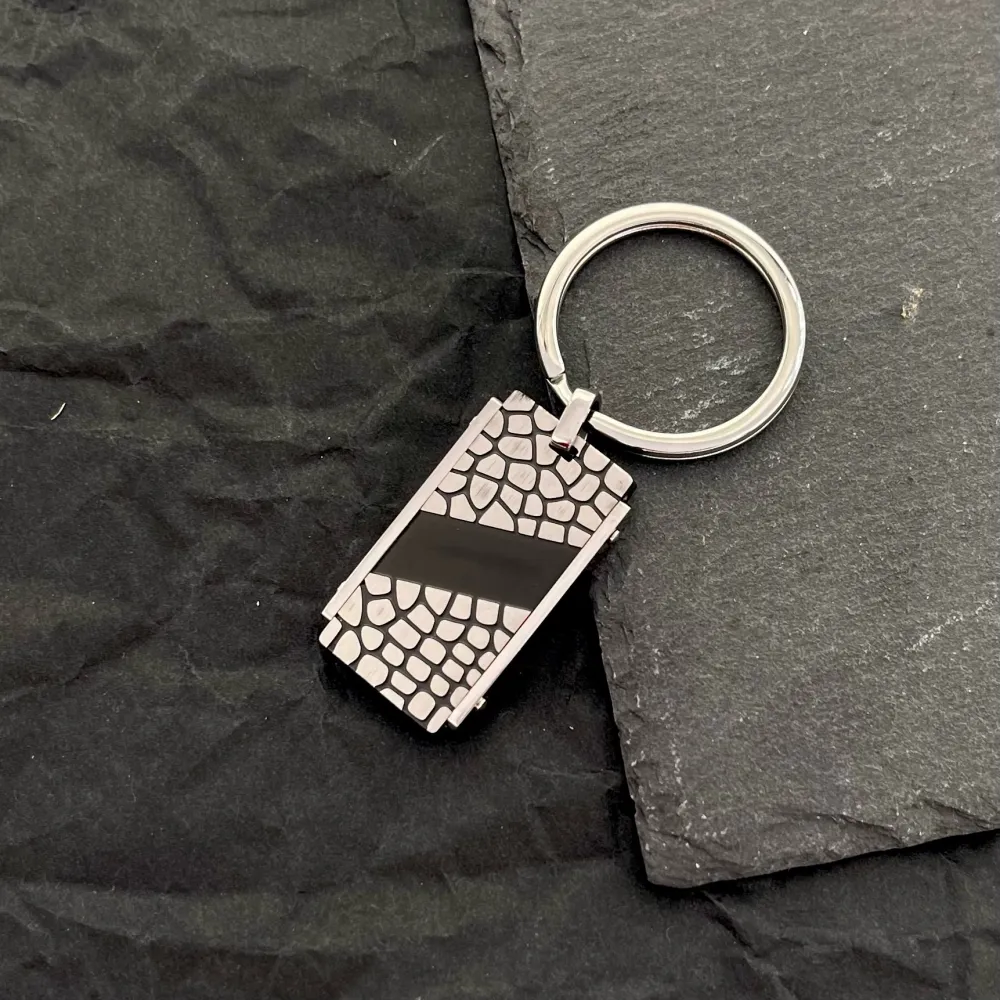 Placchetta-Portachiavi da Uomo in Acciaio - PKU-600-H286