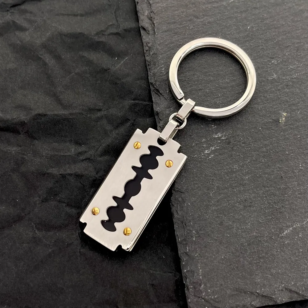 [PKU-600-H300] Rasoio-Portachiavi da Uomo in Acciaio - PKU-600-H300