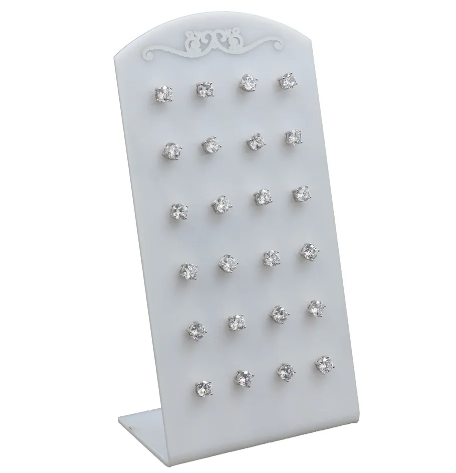 Orecchini a lobo in Lega e Zirconi (Conf. da 12 paia) - Punto luce 5 cm 4 Griffe XP - Orecchini (Conf. 12 Paia)