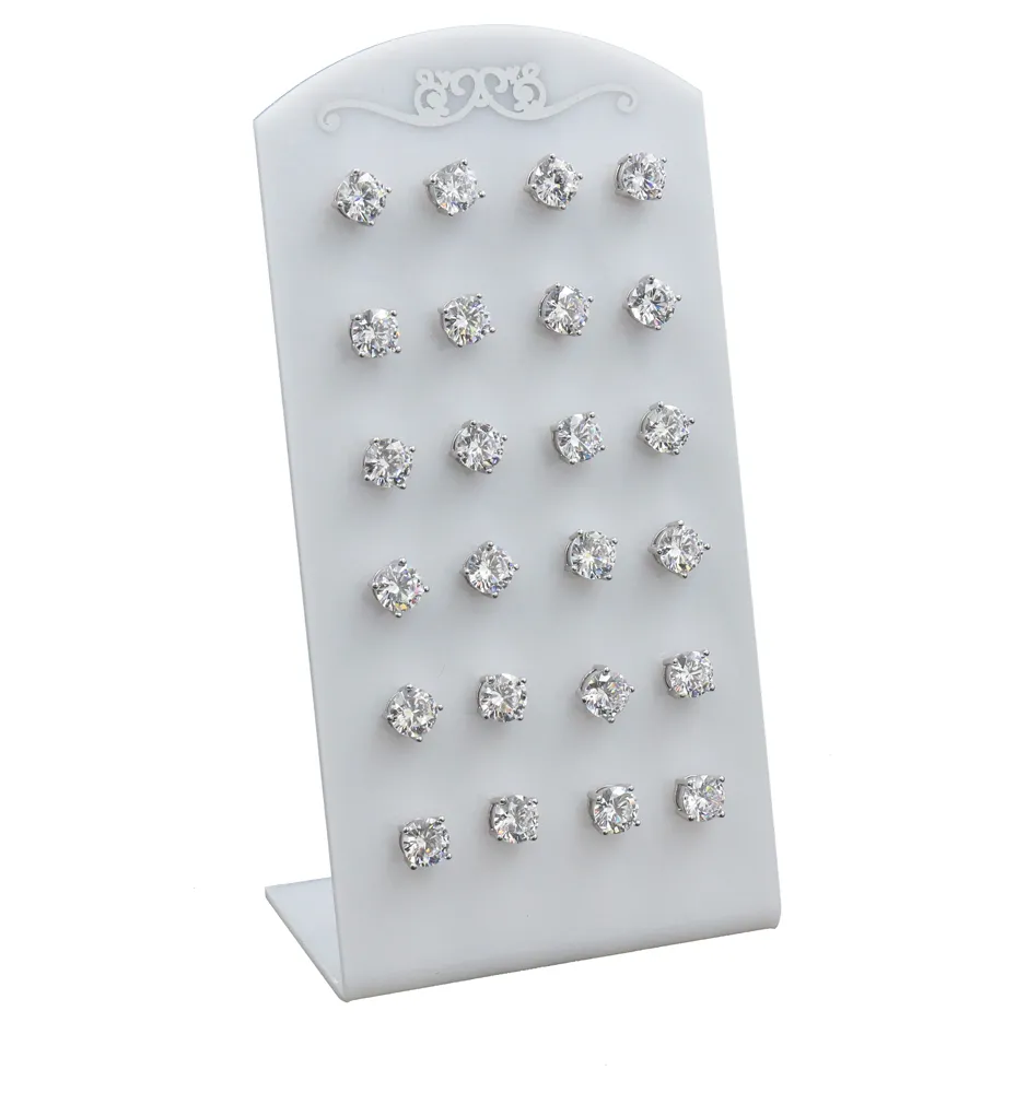 Orecchini a lobo in Lega e Zirconi (Conf. da 12 paia) - Punto luce 7 cm 4 Griffe XP - Orecchini (Conf. 12 Paia)