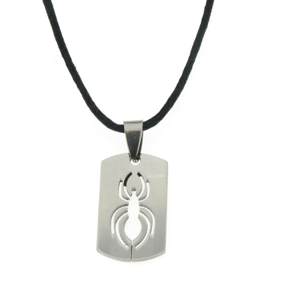 Ragno Rettangolo - Collana Corta Unisex - Ragno Rettangolo - Collana Corta Unisex