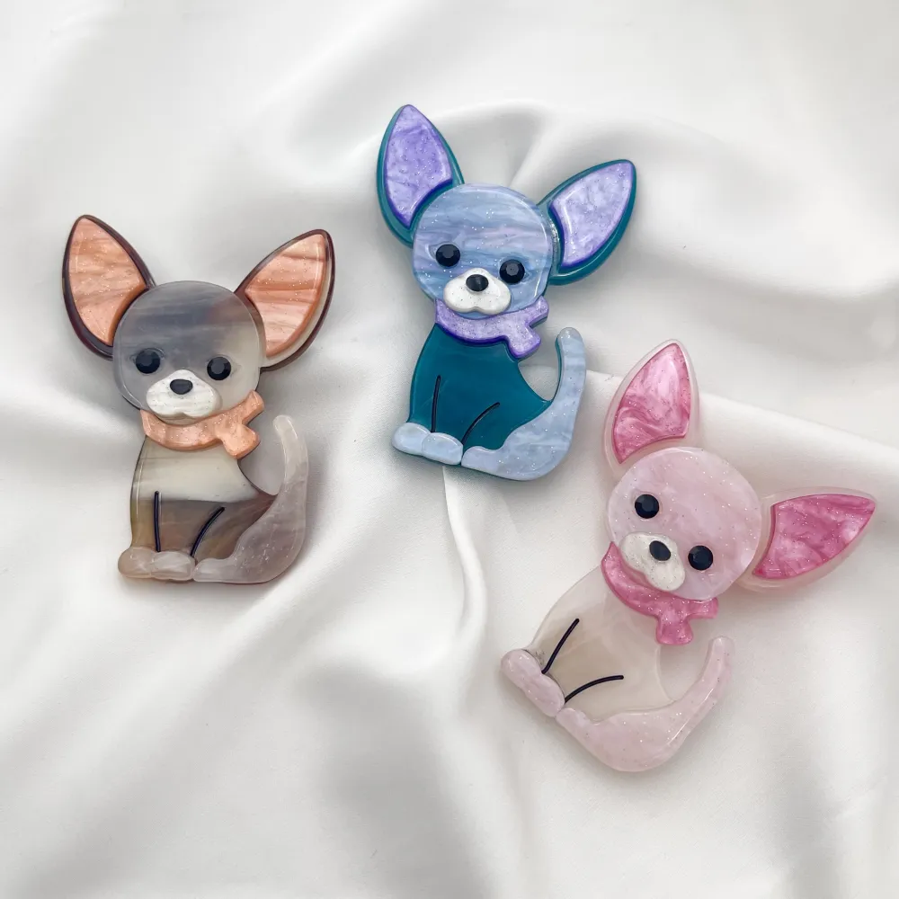 Cane Chiwawa-Spilla in Resina - SPM-0944