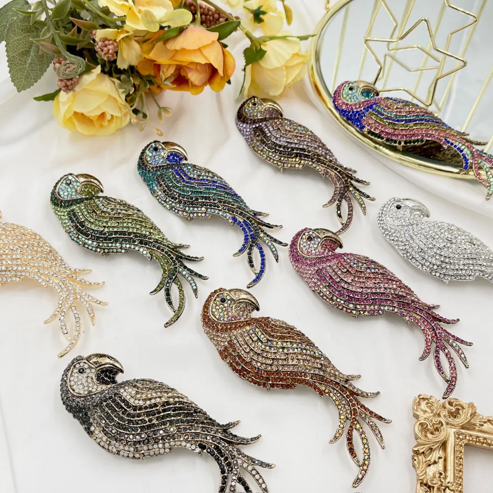 pappagallo Grande-Spilla Media in Metallo - SPM-312-337