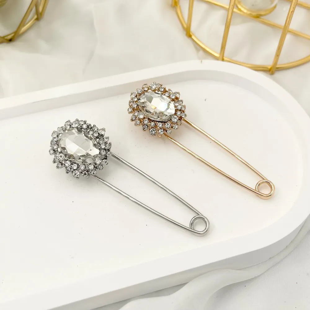 Punto Luce Ovale-Spilla da Balia in Metallo - SPM-312-360