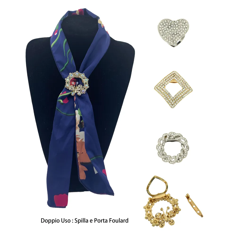 SP-Cuore 5634 - Spilla Doppio Uso - SPM-4839 0923