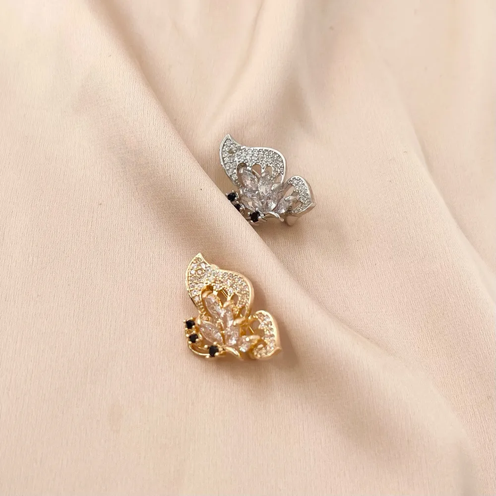 Farfalla-Spilla Piccola con Zirconia - SPM-506-208
