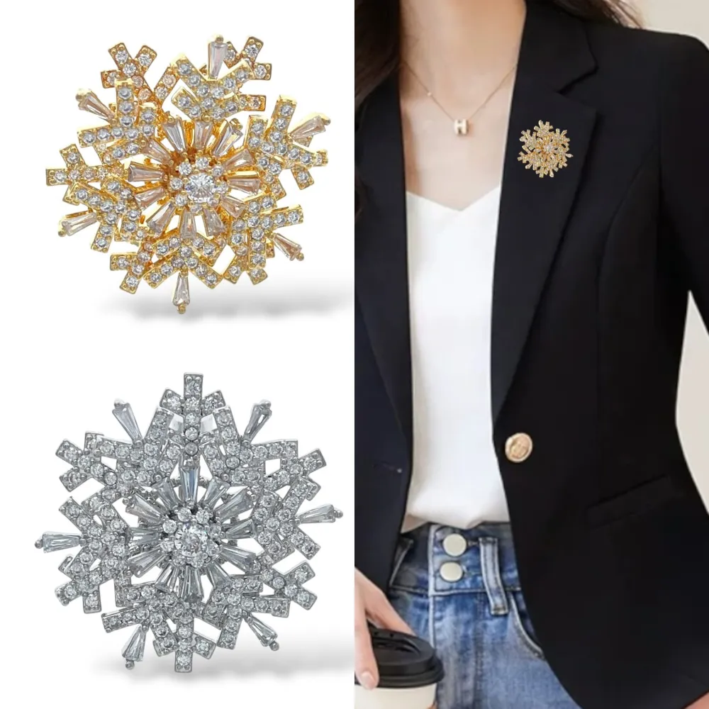 Fiocco di Neve-Spilla con Zirconia - SPM-506-268