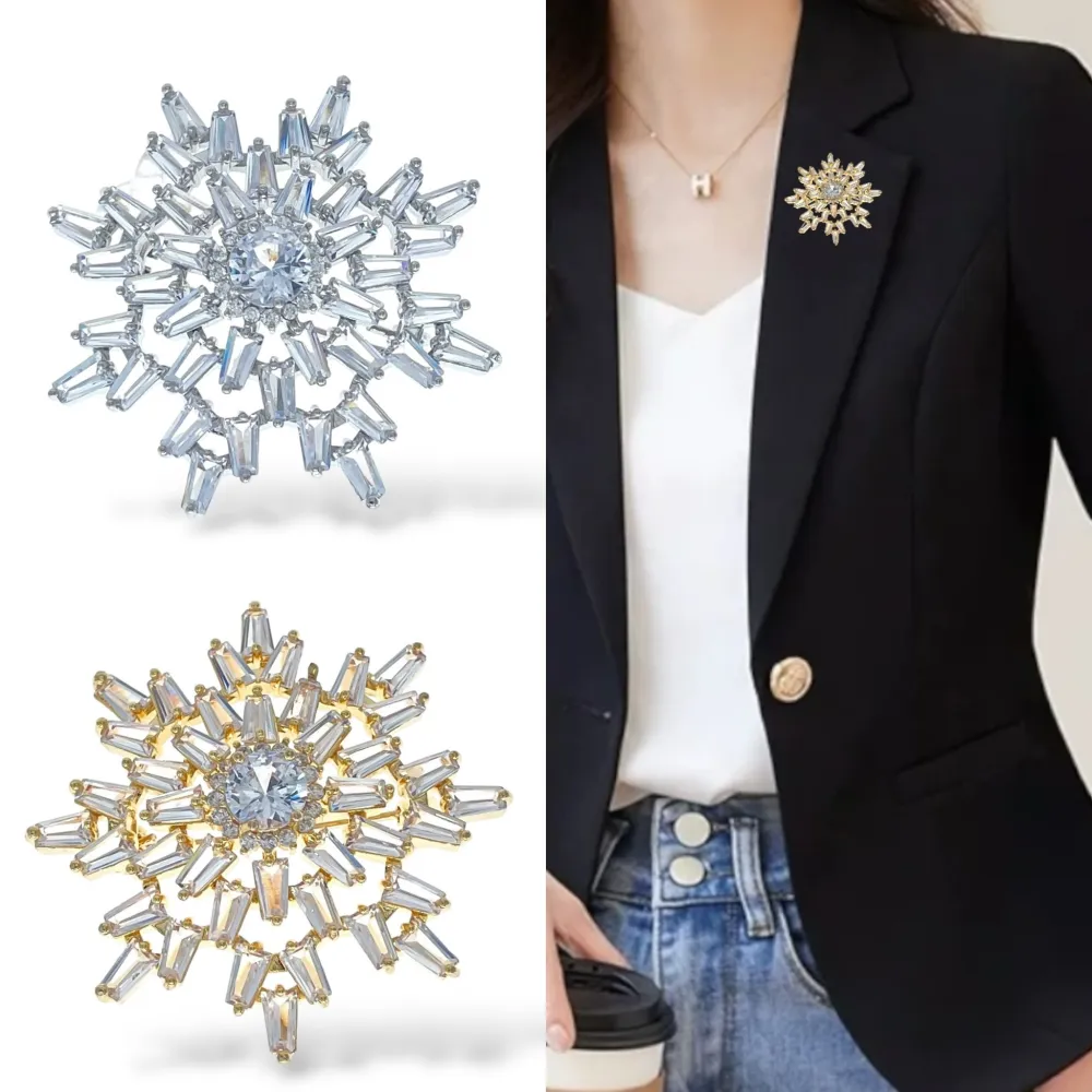 Fiocco di Neve-Spilla con Zirconia - SPM-506-287